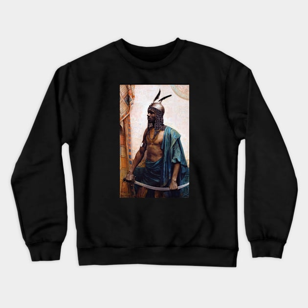 The Nubian Guard (1883) Crewneck Sweatshirt by mike11209